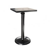 Monaco 24'' Square Pedestal Bar Table