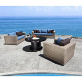 Outdoor Fire Pit : Venice 48'' Chat