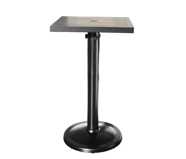 Monaco 24'' Square Pedestal Bar Table