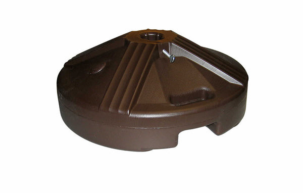 DARK BROWN UMBRELLA BASE (POLYPROPYLENE) - FACTORY WEIGHTED TO 50 LBS.