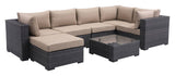 BocaGrande Sectional by Zuo Vive (7 piece set)