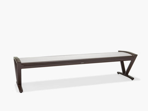 Seascape 6' Bench without Back Portable- triangular Arms