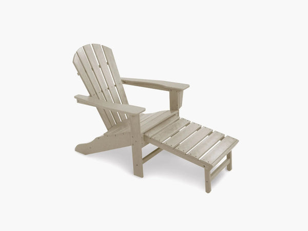 Texawood Adirondack Lounge with Hideaway Ottoman TCHNA15