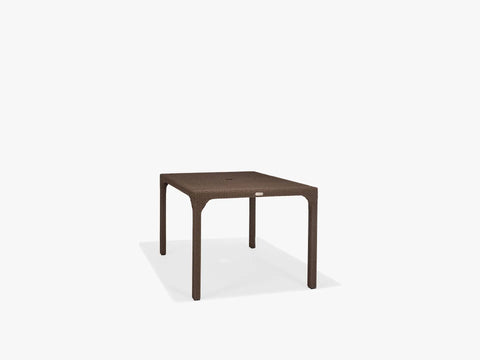 Em 36" Square Café Dining Table with umbrella hole - M8536-SST