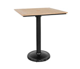 Skye 36" Square Pedestal Bar Table