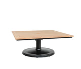 Skye 42" Square Pedestal Coffee Table