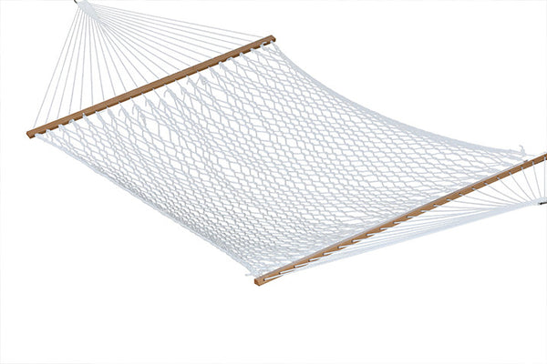 Polyester Rope Hammock - Double- White